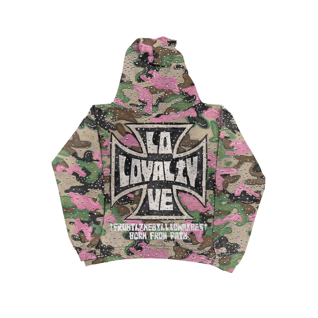 Nine Oversized Camo Hoodie