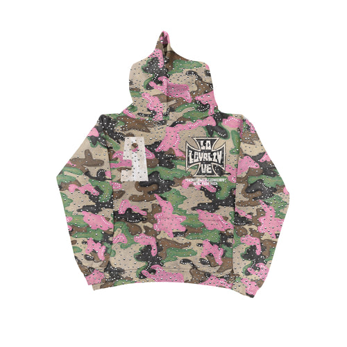 Nine Oversized Camo Hoodie